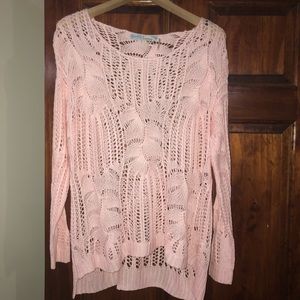 Brand new - various sizes pink knit sweater
